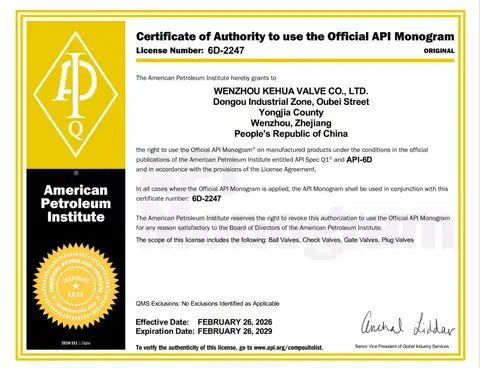 API 6D Authorization